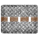 Diamond Plate Light Switch Cover (3 Toggle Plate)