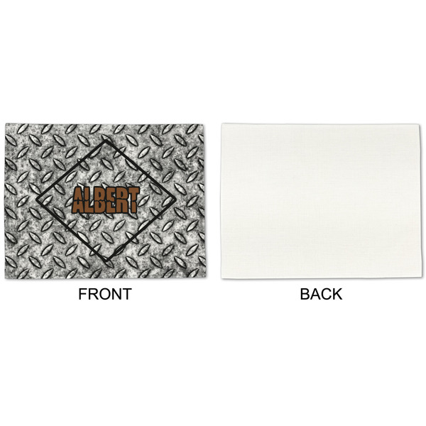 Diamond Plate Linen Placemat - APPROVAL Single (single sided)