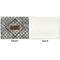 Diamond Plate Linen Placemat - APPROVAL Single (single sided)