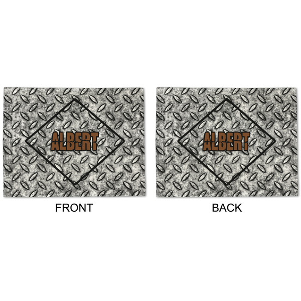 Diamond Plate Linen Placemat - APPROVAL (double sided)