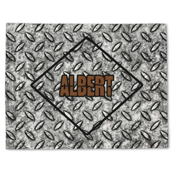 Diamond Plate Single-Sided Linen Placemat - Single w/ Name or Text