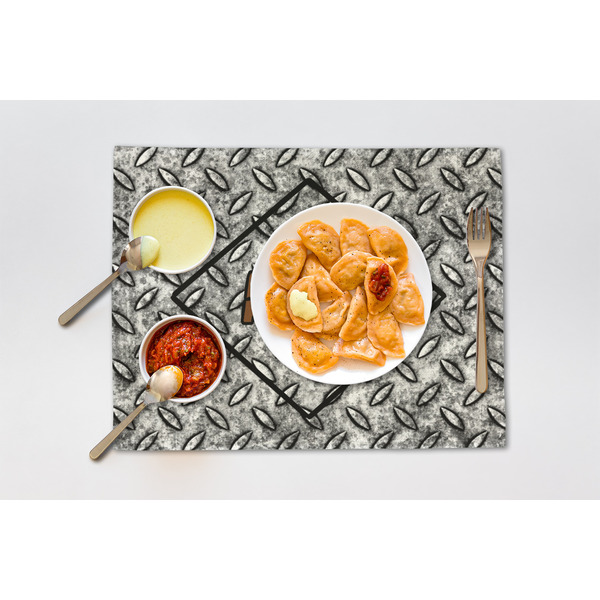Diamond Plate Linen Placemat - Lifestyle (single)