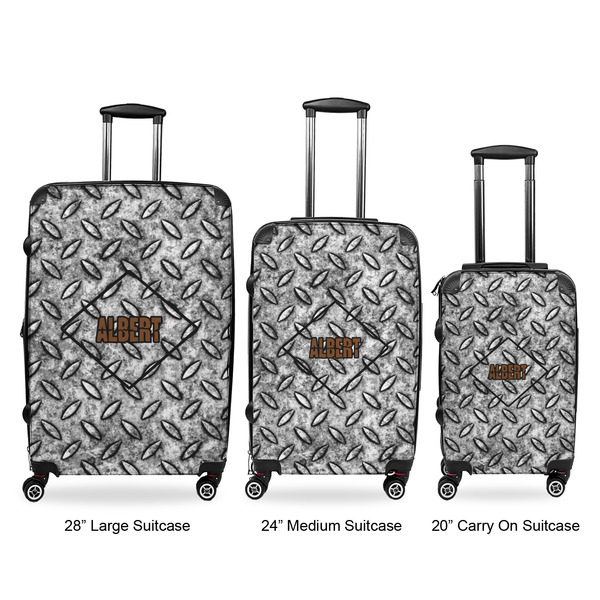 Diamond Plate Luggage Bags all sizes - With Handle