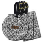 Diamond Plate Plastic Luggage Tag (Personalized)