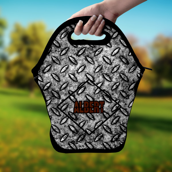 Diamond Plate Lunch Bag - Hand