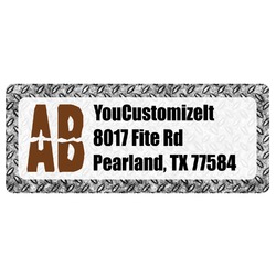 Diamond Plate Return Address Labels (Personalized)