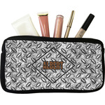 Diamond Plate Makeup / Cosmetic Bag - Small (Personalized)