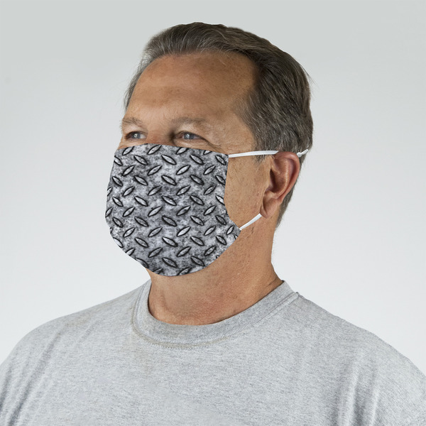 Diamond Plate Mask - Quarter View on Guy