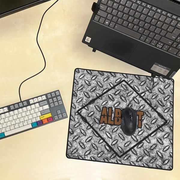 Diamond Plate Medium Gaming Mats - LIFESTYLE