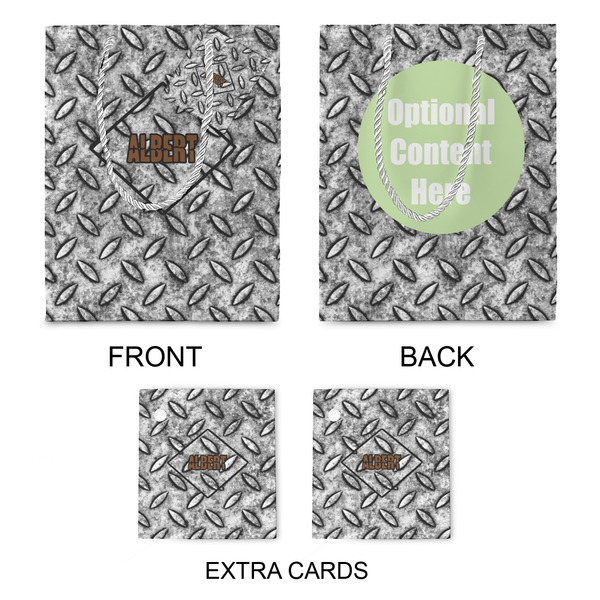 Diamond Plate Medium Gift Bag - Approval
