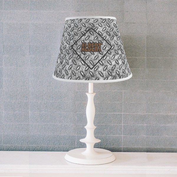 Diamond Plate Poly Film Empire Lampshade - Lifestyle