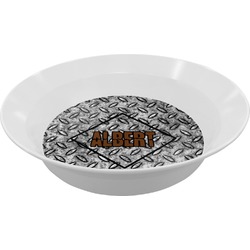 Diamond Plate Melamine Bowl (Personalized)