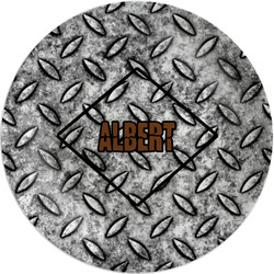 Diamond Plate Melamine Plate (Personalized)