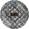 Diamond Plate Melamine Plate (Personalized)
