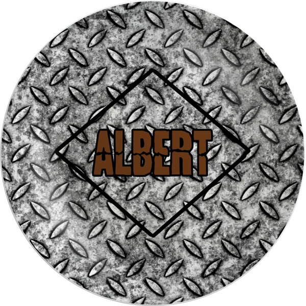 Custom Diamond Plate Melamine Plate (Personalized)