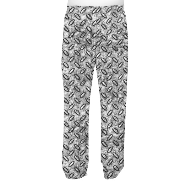 Diamond Plate Men's Pjs Back - on model