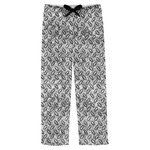 Diamond Plate Mens Pajama Pants - XS