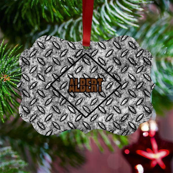 Diamond Plate Metal Benilux Ornament - Lifestyle