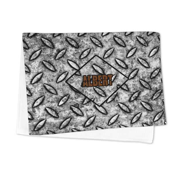 Diamond Plate Microfiber Dish Towel - FOLDED HALF