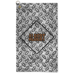 Diamond Plate Microfiber Golf Towel (Personalized)
