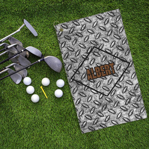 Diamond Plate Microfiber Golf Towels - LIFESTYLE