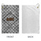 Diamond Plate Microfiber Golf Towels - Small - APPROVAL