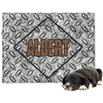 Diamond Plate Dog Blanket - Regular (Personalized)