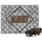 Diamond Plate Dog Blanket (Personalized)