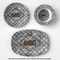 Diamond Plate Microwave & Dishwasher Safe CP Plastic Dishware - Group