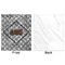 Diamond Plate Minky Blanket - 50"x60" - Single Sided - Front & Back