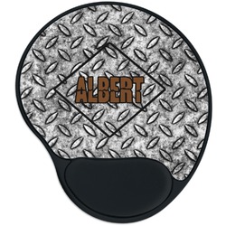 Diamond Plate Mouse Pad with Wrist Support