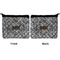 Diamond Plate Neoprene Coin Purse - Front & Back (APPROVAL)
