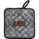 Diamond Plate Pot Holder w/ Name or Text