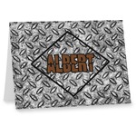 Diamond Plate Note cards (Personalized)