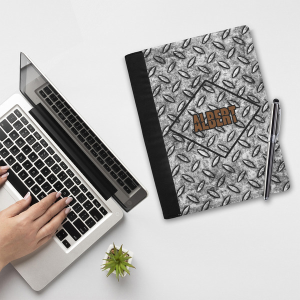 Diamond Plate Notebook Padfolio - LIFESTYLE (large)