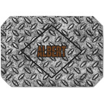 Diamond Plate Dining Table Mat - Octagon (Single-Sided) w/ Name or Text