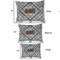 Diamond Plate Outdoor Dog Beds - SIZE CHART