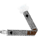 Diamond Plate Pacifier Clip (Personalized)