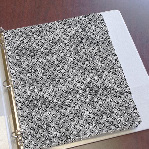 Diamond Plate Page Dividers - Set of 5 - In Context