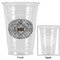 Diamond Plate Party Cups - 16oz - Approval