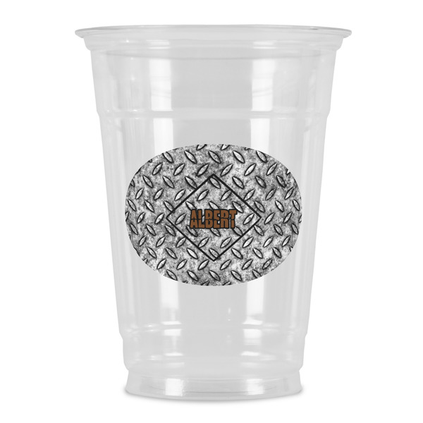 Custom Diamond Plate Party Cups - 16oz (Personalized)