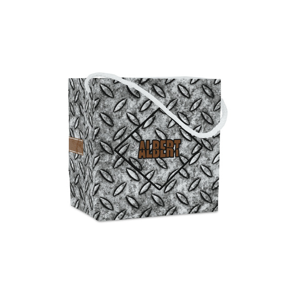 Custom Diamond Plate Party Favor Gift Bags - Matte (Personalized)