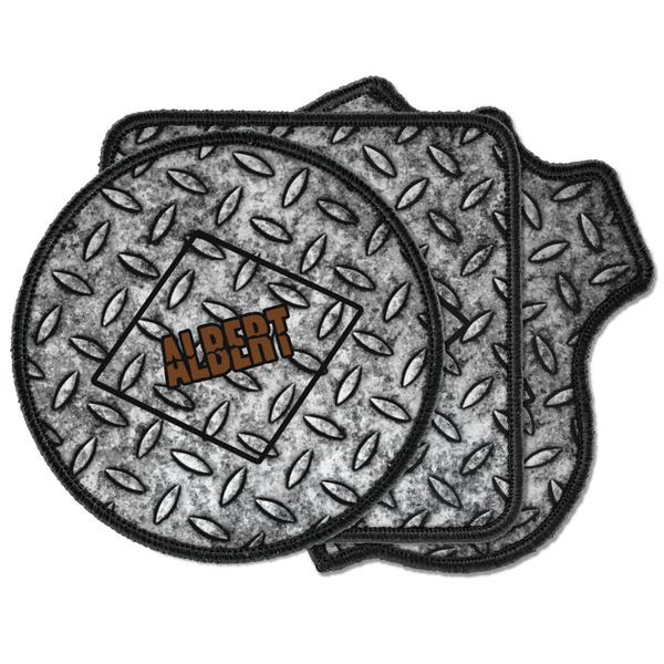 Custom Diamond Plate Iron on Patches (Personalized)