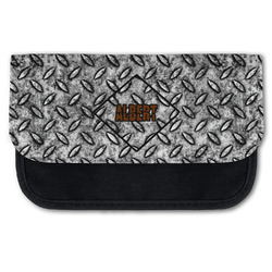 Diamond Plate Canvas Pencil Case w/ Name or Text
