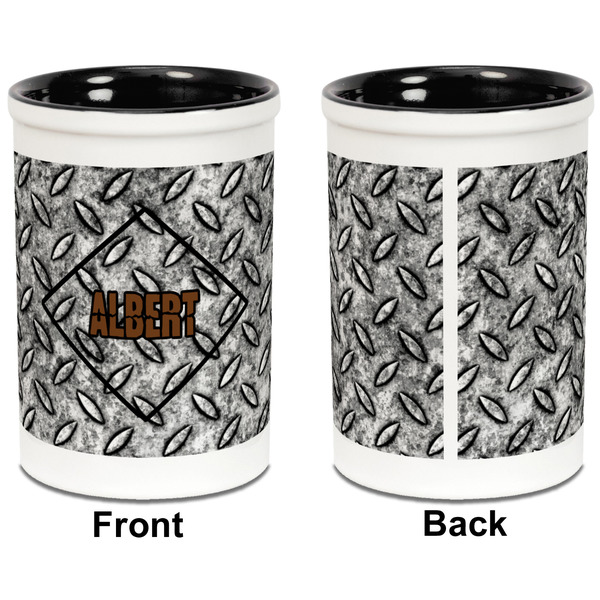 Diamond Plate Pencil Holder - Black - approval