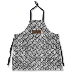 Diamond Plate Apron Without Pockets w/ Name or Text