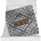 Diamond Plate Minky Blanket - Toddler / Throw - 60"x50" - Single Sided (Personalized)
