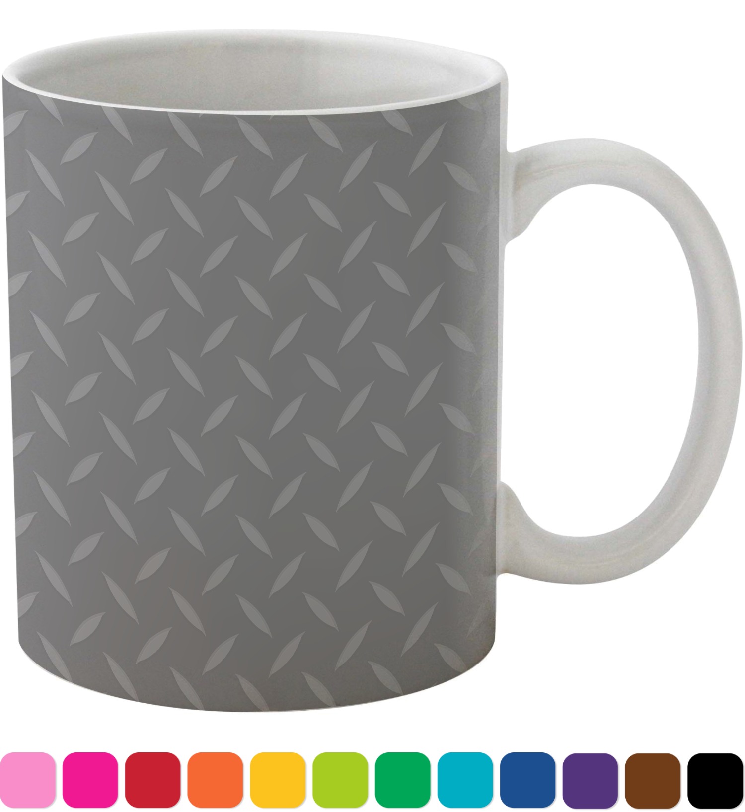 Diamond Plate Coffee Mug (Personalized) YouCustomizeIt