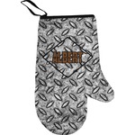 Diamond Plate Right Oven Mitt (Personalized)