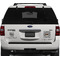 Diamond Plate Personalized Square Car Magnets on Ford Explorer